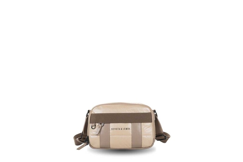 BANDOLERA DEVOTA & LOMBA NEXO TAUPE