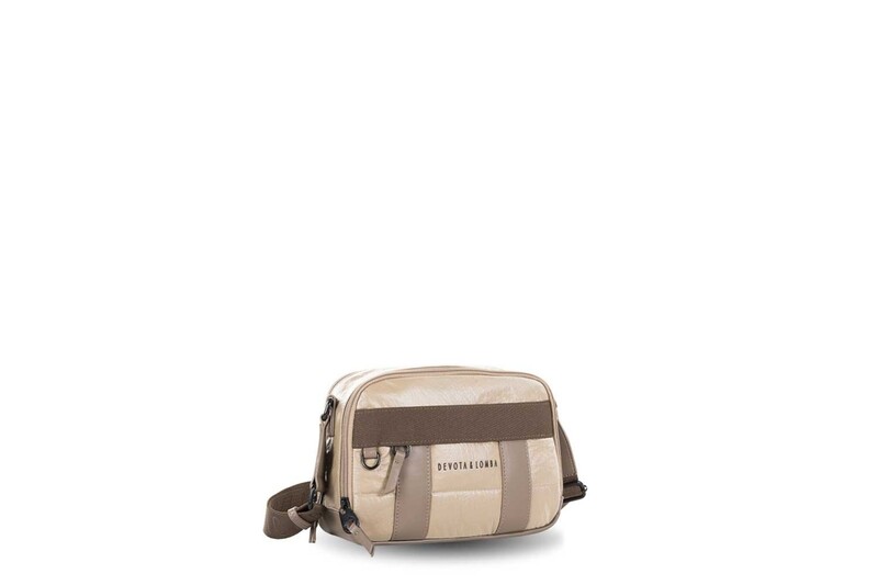 BANDOLERA DEVOTA & LOMBA NEXO TAUPE - Imagen 2