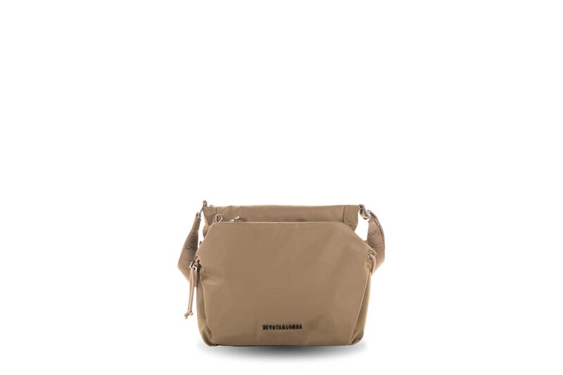 BANDOLERA MEDIANA DEVOTA & LOMBA NOVA TAUPE