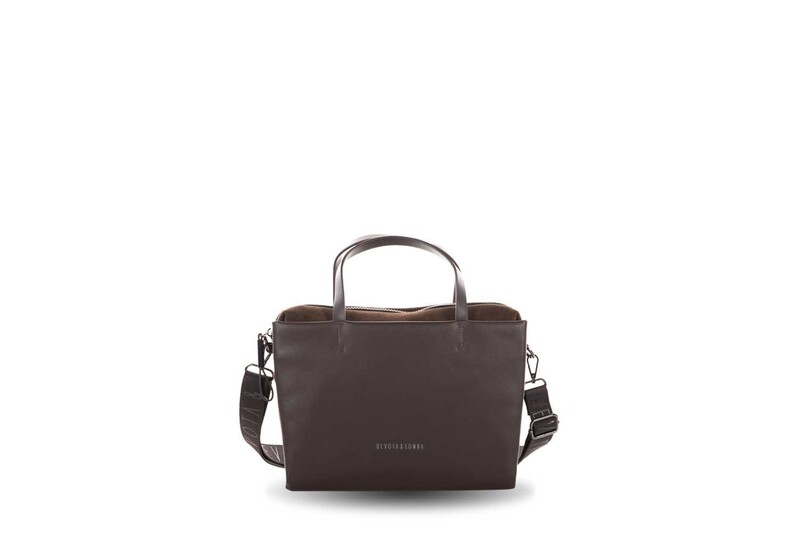 BOLSO BANDOLERA GRANDE DEVOTA & LOMBA SEREN MARRÓN