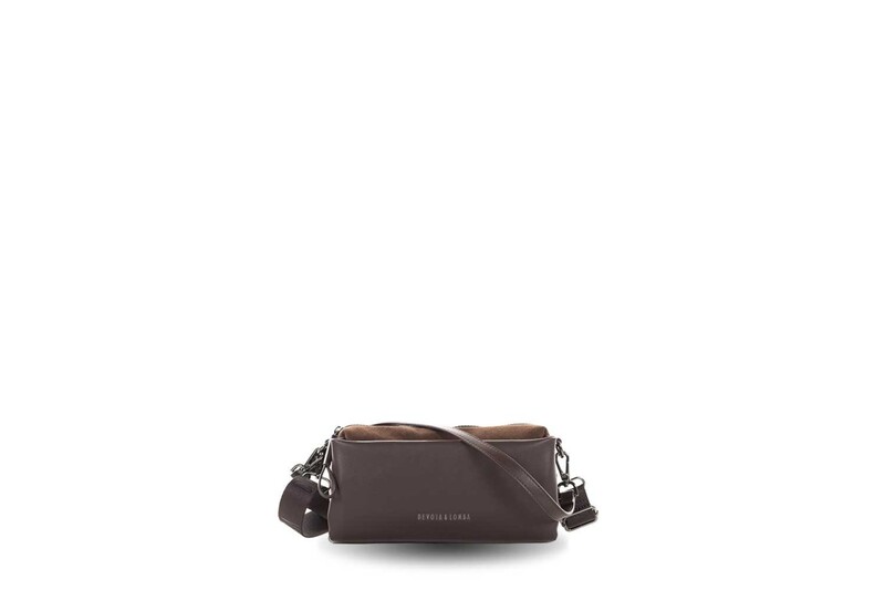 BOLSO BANDOLERA PEQUEÑA DEVOTA & LOMBA SEREN MARRÓN