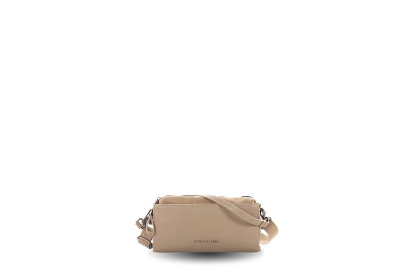 BOLSO BANDOLERA PEQUEÑA DEVOTA & LOMBA SEREN TAUPE
