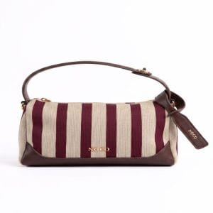 Bandolera Knit Rayas NOCO Granate