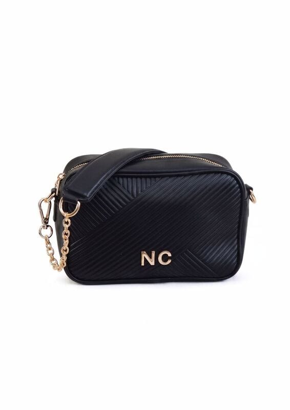 Bandolera Rectangular Plisada NC Noco Negro