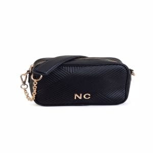 Bandolera Rectangular Plisada NC Noco Negro