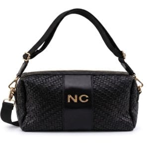 Bandolera Rectangular Trenzada NOCO Negro