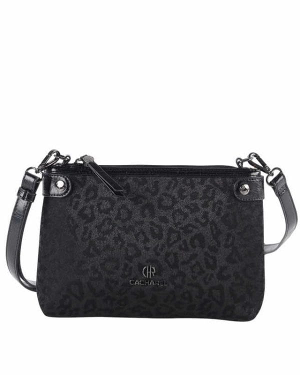 Bandolera print neopreno negro cacharel