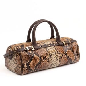 Bolso Baguette Serpiente NOCO Marrón