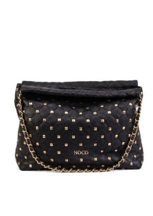 Bolso Saco Soft Tachuelas NC Noco Negro