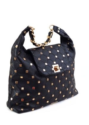 Bolso Soft Tachuelas NOCO Negro