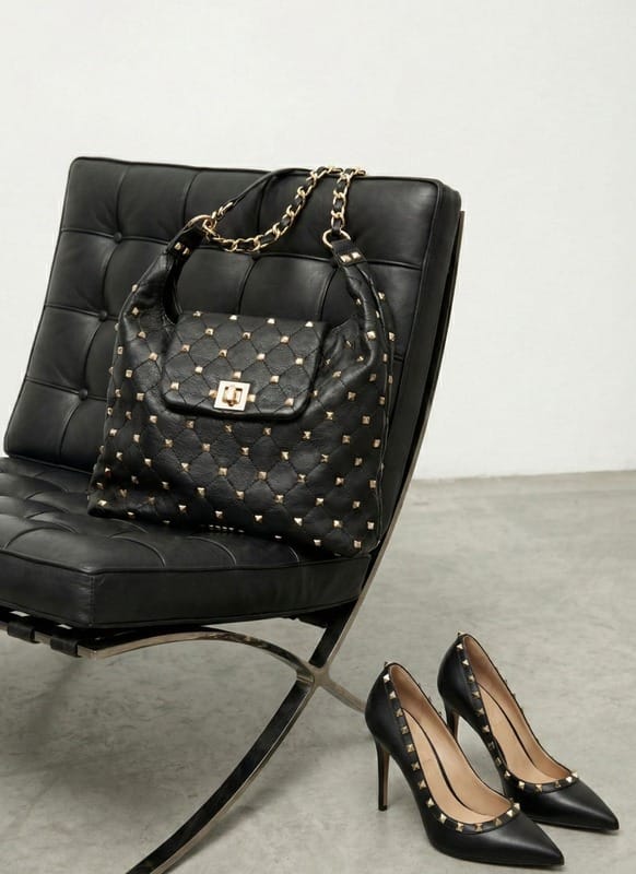 Bolso Soft Tachuelas NOCO Negro - Imagen 2