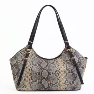 Bolso Tote Serpiente Noco Negro