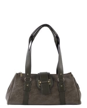 Bolso de hombro en color kaki Cacharel