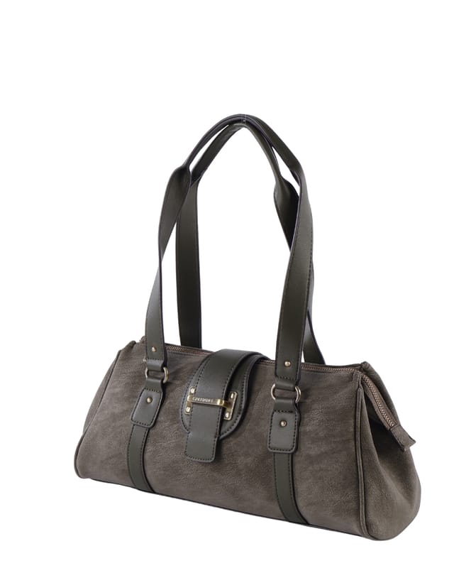 Bolso de hombro en color kaki Cacharel - Imagen 2