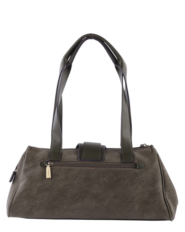 Bolso de hombro en color kaki Cacharel - Imagen 4