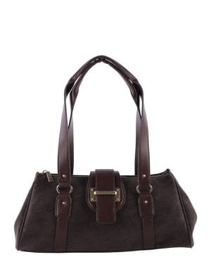 Bolso de hombro en color moka Cacharel