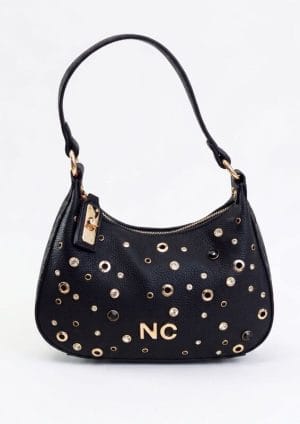 Bolso góndola cristales NC NOCO Negro