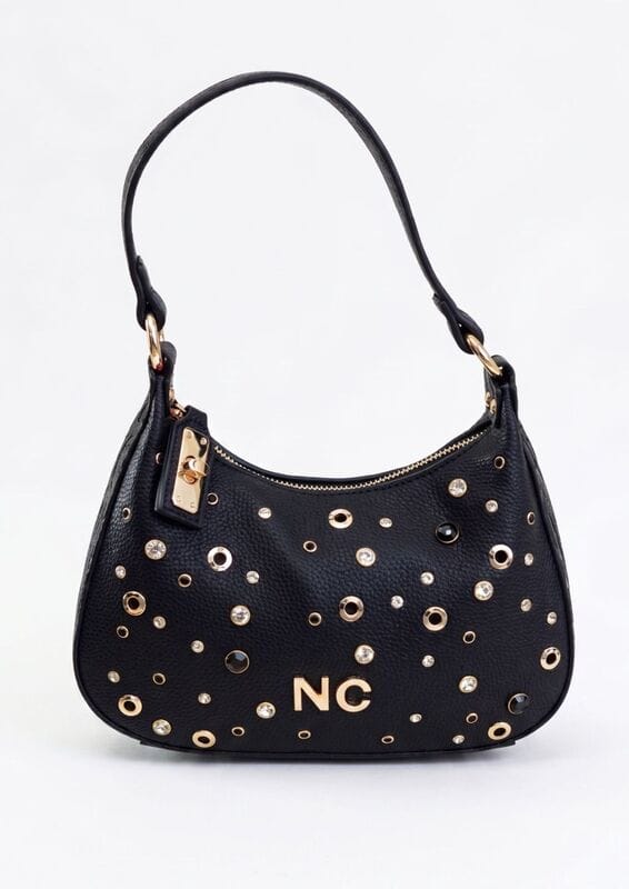 Bolso góndola cristales NC NOCO Negro