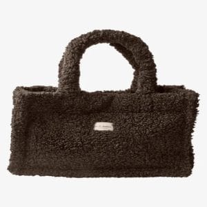Bolso shopper tejido peluche en color marrón street one