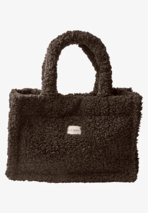 Bolso shopper tejido peluche en color marrón street one