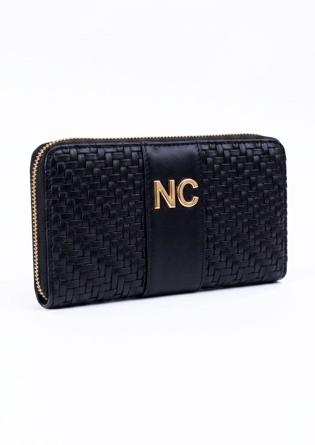 Cartera Billetera Trenzada NOCO Negro