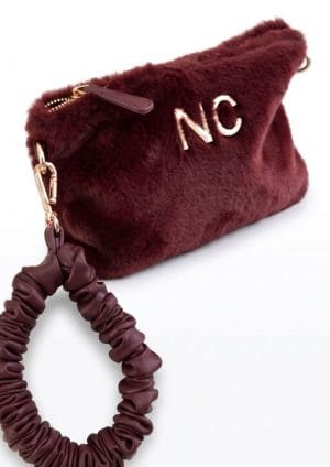 Cartera de Mano / Bandolera Pelo NC NOCO Granate