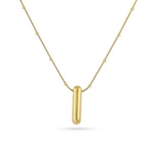 Collar Essentials Inicial I Dorado Anartxy