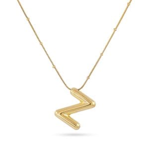 Collar Essentials Inicial Z Dorado Anartxy