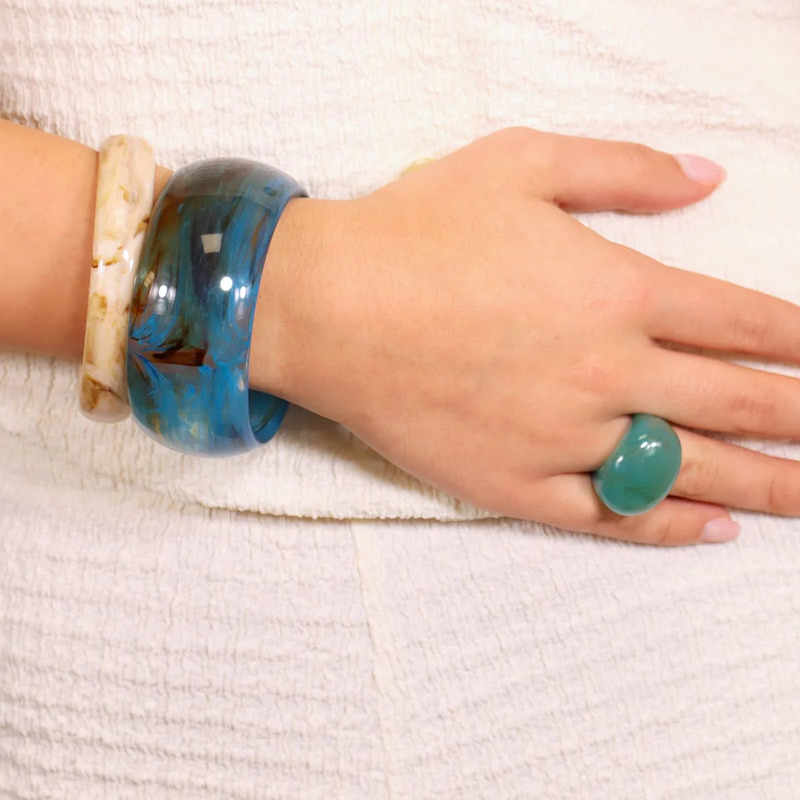 Anillo Anartxy Resin Blueberry - Imagen 3