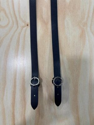 Asa Larga O bag Hebilla Ecopiel Azul / Platal