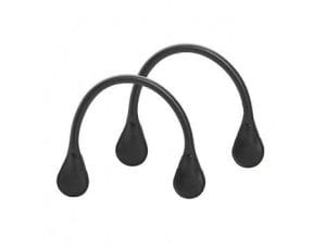 Asa corta tejido sintética martillado Antracita