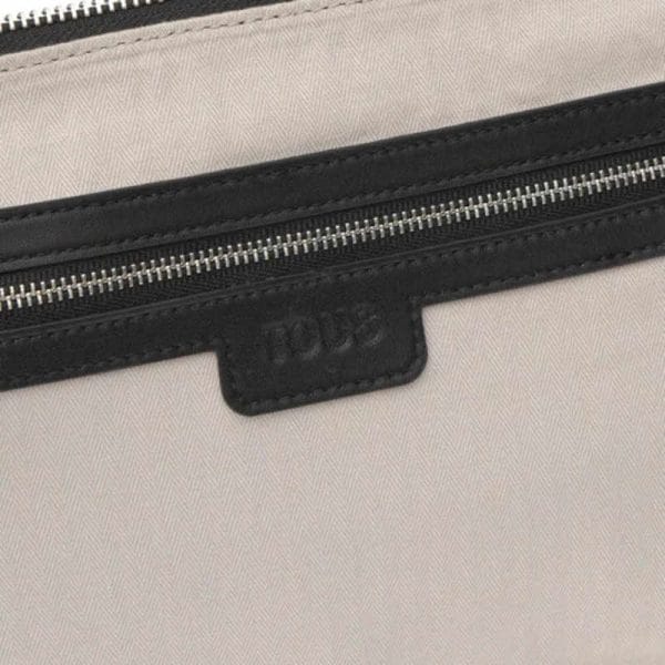 Bandolera chain de piel negra TOUS Fold - Imagen 3