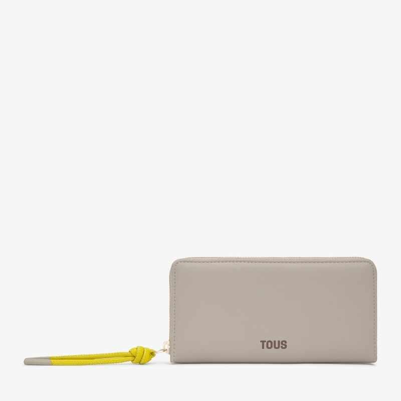 Billetera mediana topo mostaza New Dorp Tous