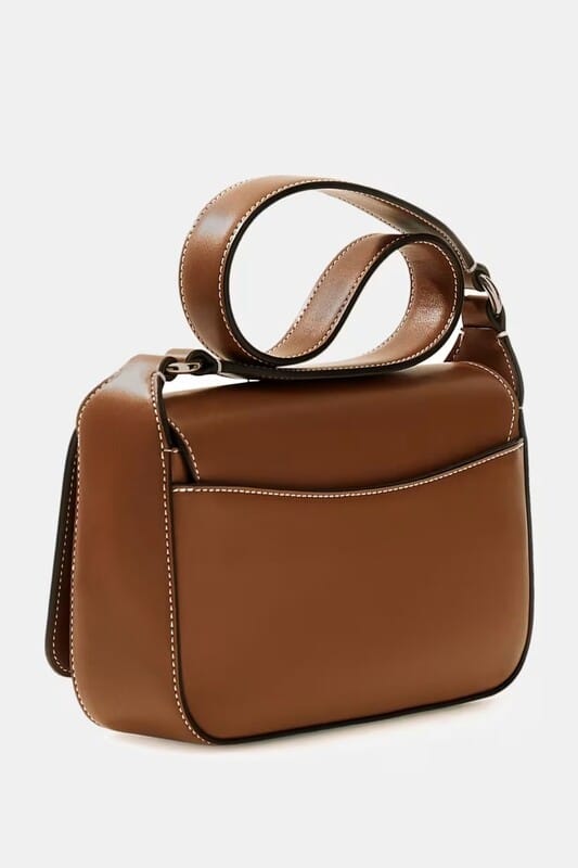Bolsa con logo Ruby Marrón Guess - Imagen 4