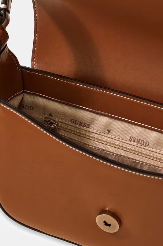 Bolsa con logo Ruby Marrón Guess - Imagen 3