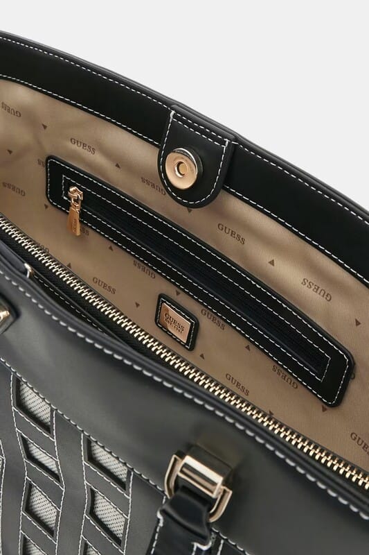 Bolsa Frankie Tote Negro Guess - Imagen 3