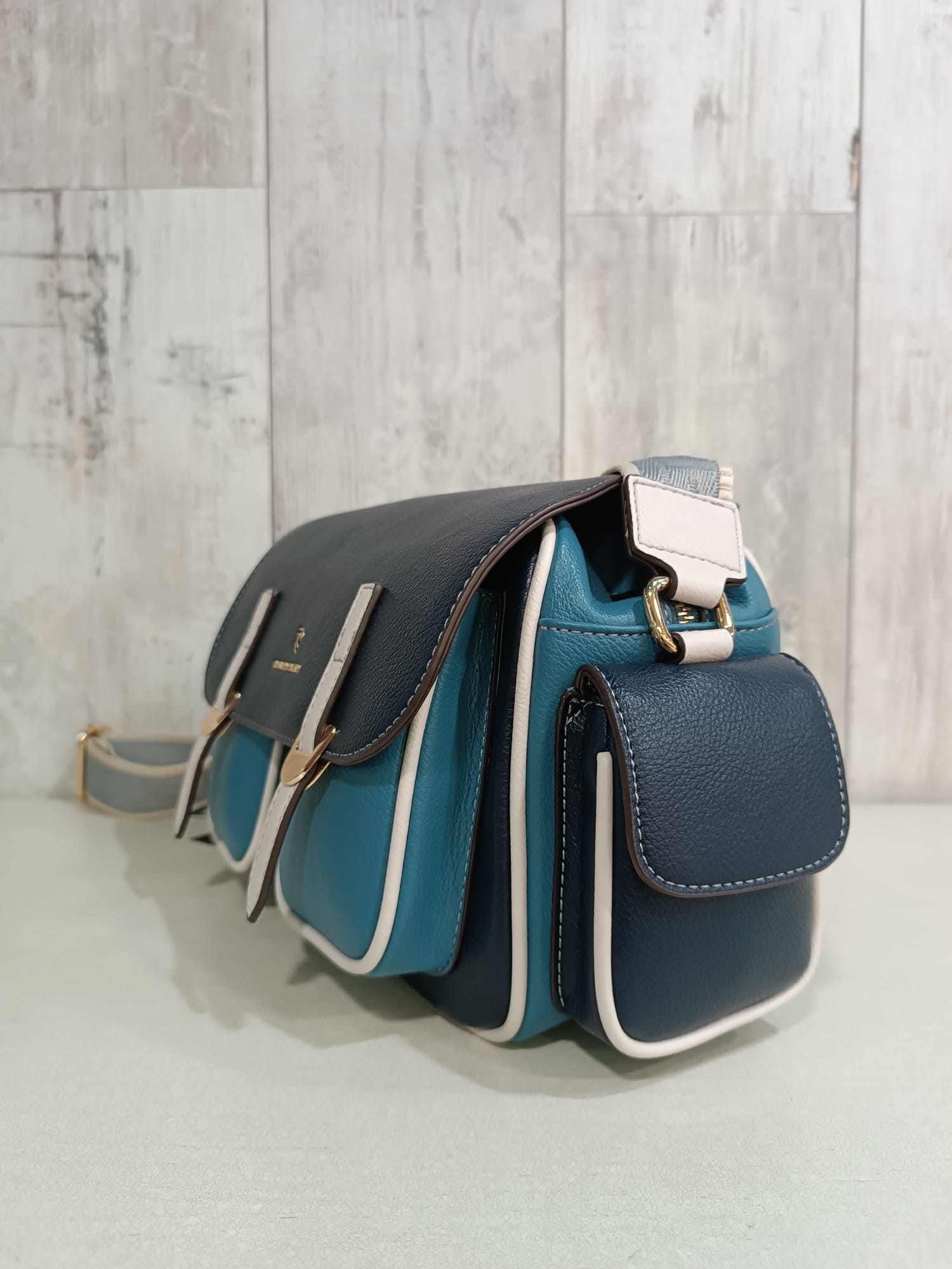 Bolso Altea Azul bolsillos Robert Pietri - Imagen 2