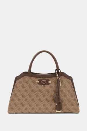 Bolso bandolera Lindsey Marrón multi Guess