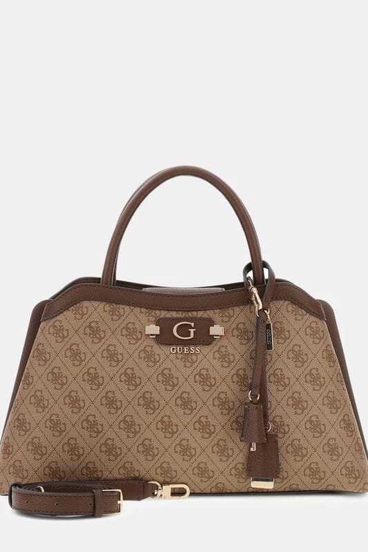 Bolso bandolera Lindsey Marrón multi Guess - Imagen 5
