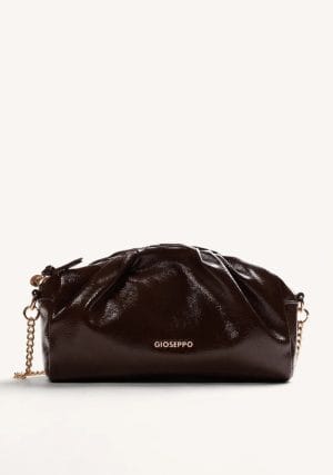 BOLSO BANDOLERA MARRON EFECTO ARRUGADO GIOSEPPO