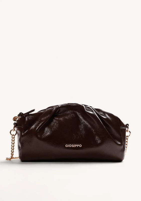 BOLSO BANDOLERA MARRON EFECTO ARRUGADO GIOSEPPO