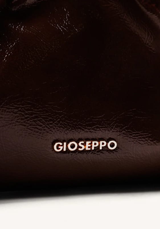 BOLSO BANDOLERA MARRON EFECTO ARRUGADO GIOSEPPO - Imagen 4