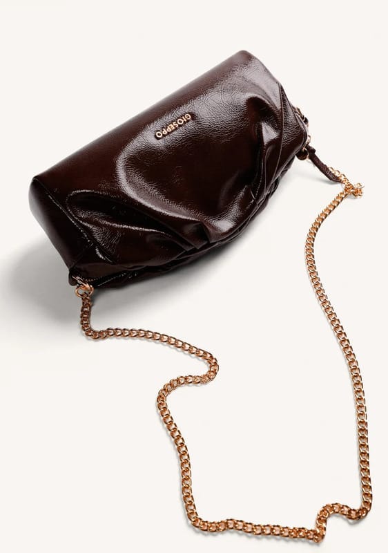 BOLSO BANDOLERA MARRON EFECTO ARRUGADO GIOSEPPO - Imagen 3