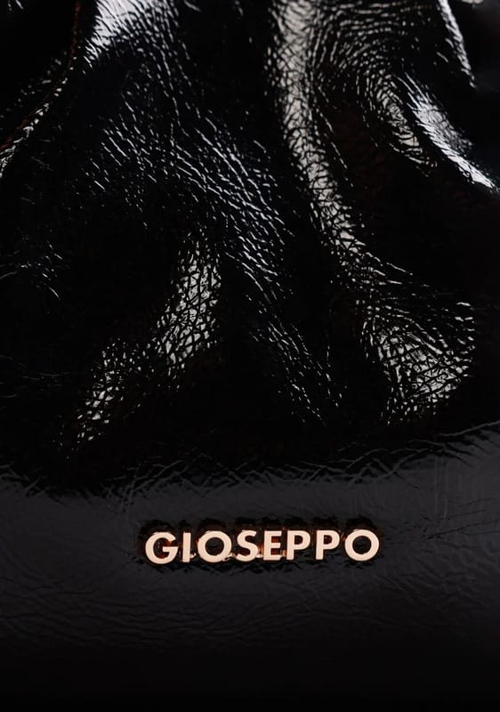 BOLSO BANDOLERA NEGRO EFECTO ARRUGADO GIOSEPPO - Imagen 4