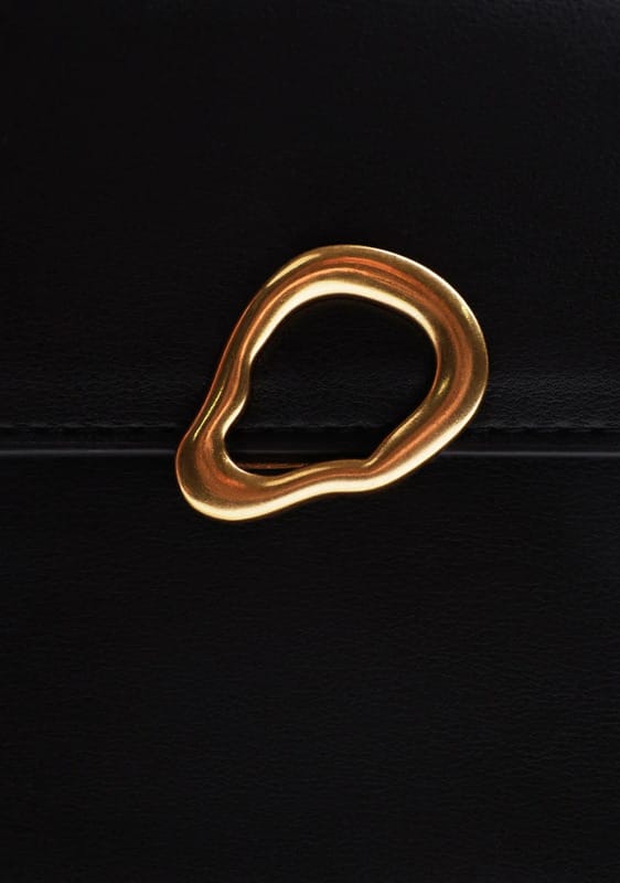 BOLSO BANDOLERA NEGRO HEBILLA GIOSEPPO - Imagen 3