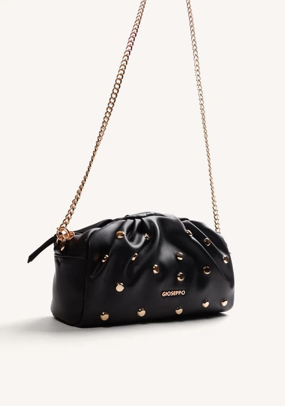 BOLSO BANDOLERA NEGRO TACHAS GIOSEPPO - Imagen 4