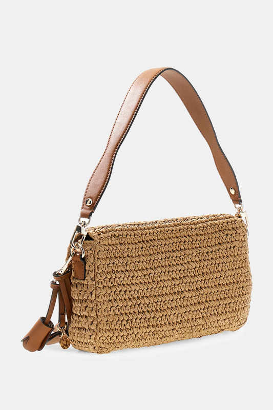 Bolso Guess Ofelia Marrón Claro - Imagen 4