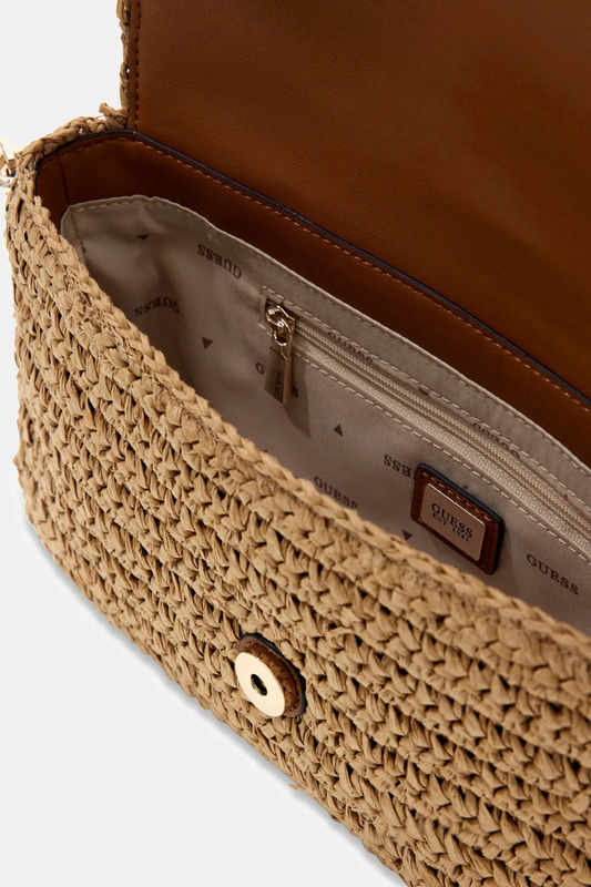 Bolso Guess Ofelia Marrón Claro - Imagen 3