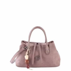 Bolso efecto ante color taupe Cacharel
