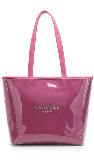 Bolso Clásico Cacharel Shopper Vinilo Magenta